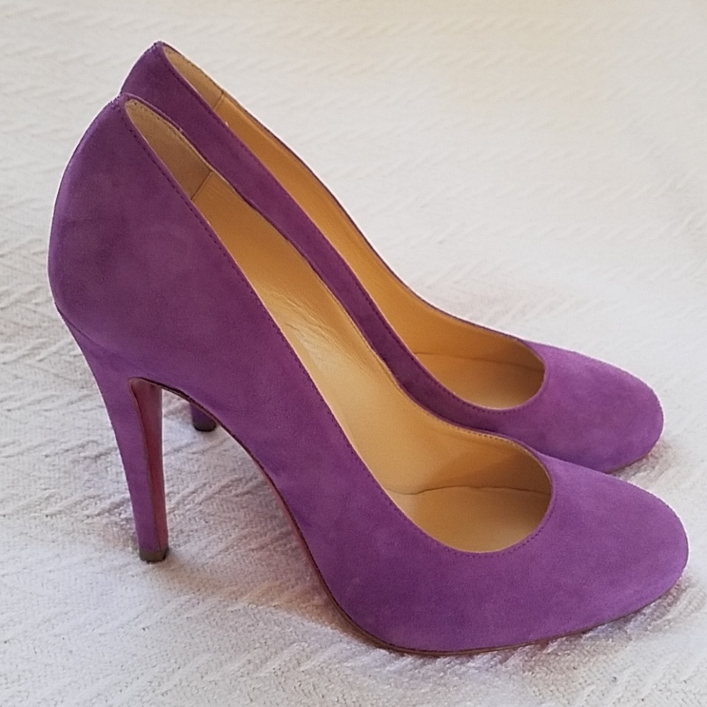 Christian Louboutin Ron Ron Heels Suede Digitale! - Picture 4 of 8